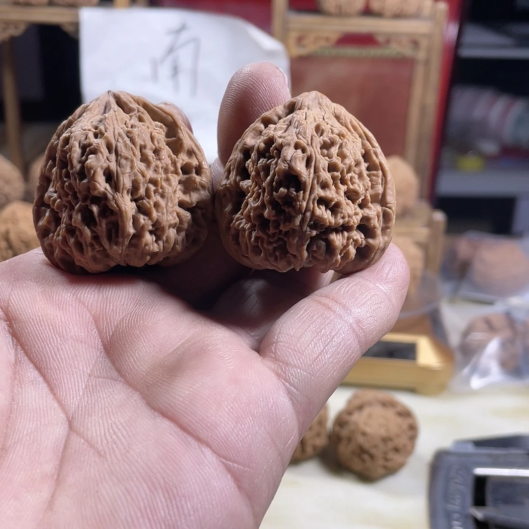 桃核吊坠乒**乓文玩核桃南将石