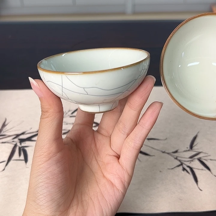 龙泉云间青瓷小米茶器