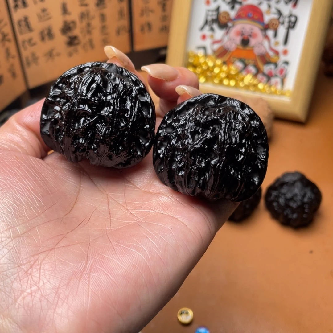 核桃地闷文玩核桃闷白狮子53