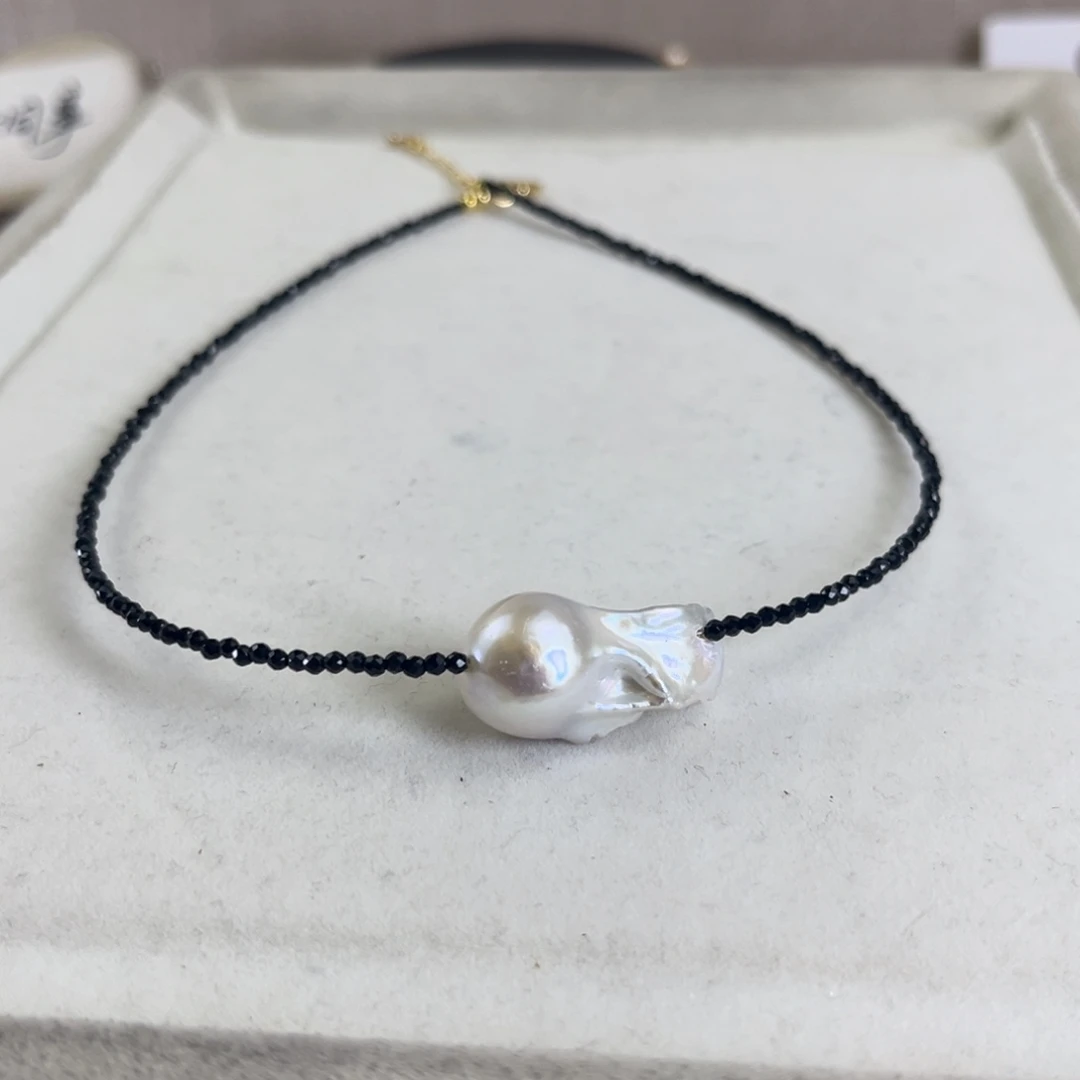 淡水珍珠未镶嵌项链【纯恬】