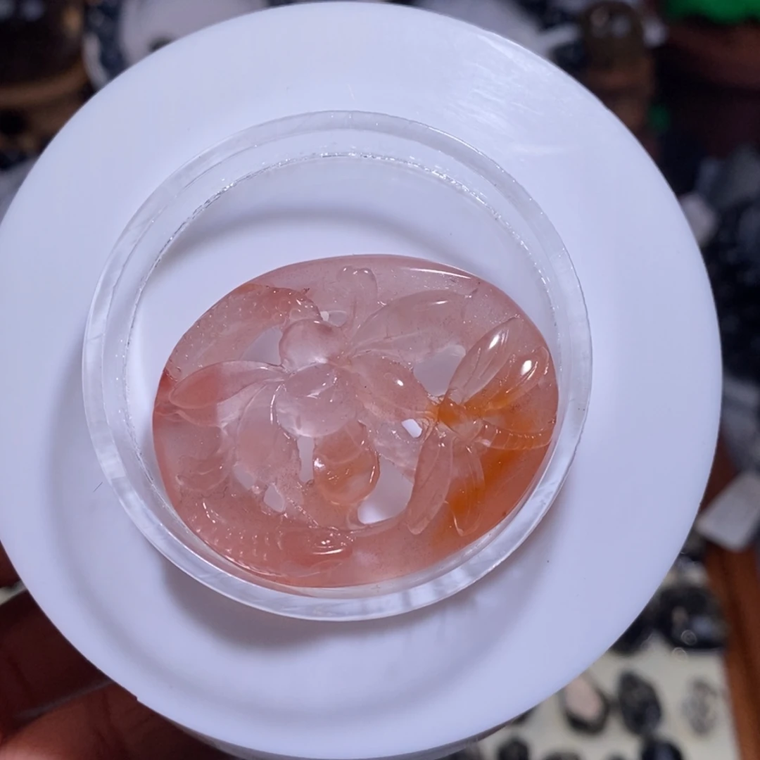 水晶未镶嵌手链南红