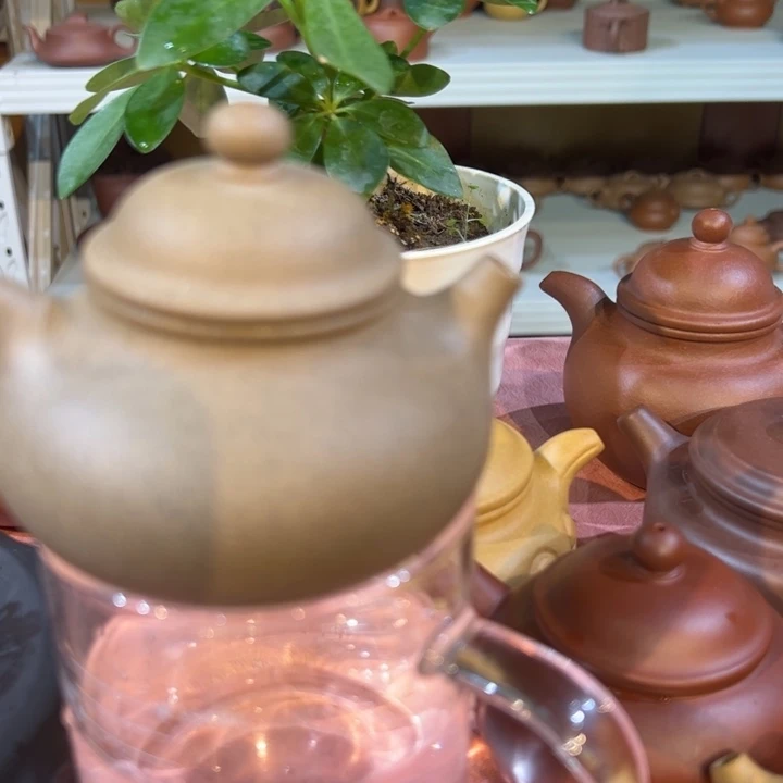 茶壶紫砂青段容天160cc