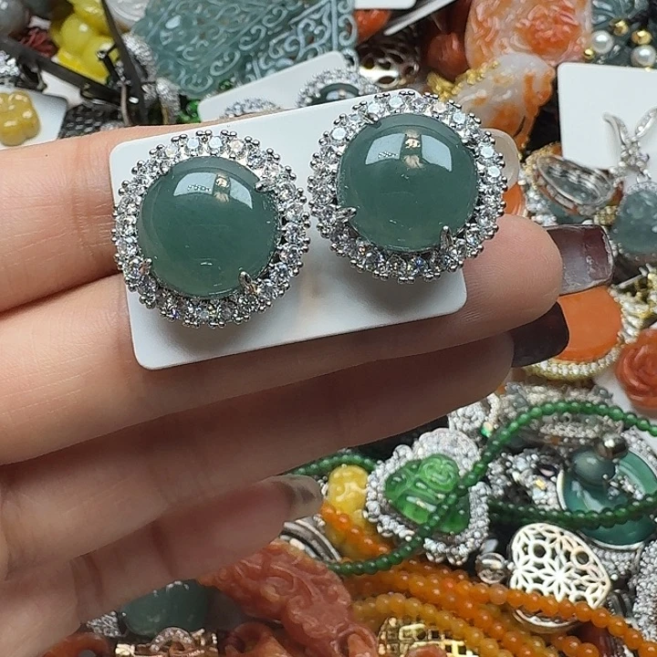 翡翠未镶嵌项链翡翠