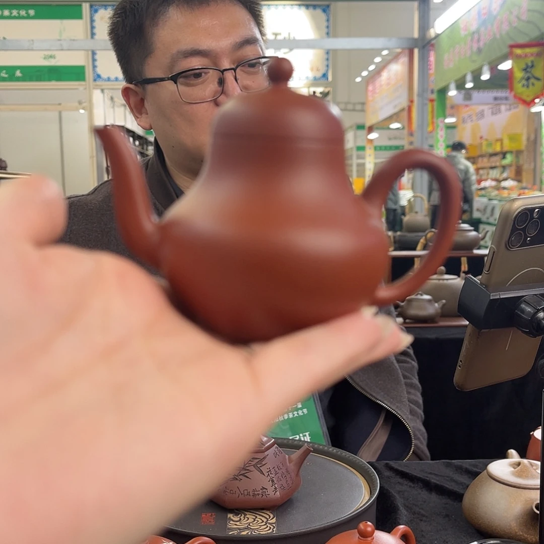 茶杯紫砂全手朱泥思婷   85CC