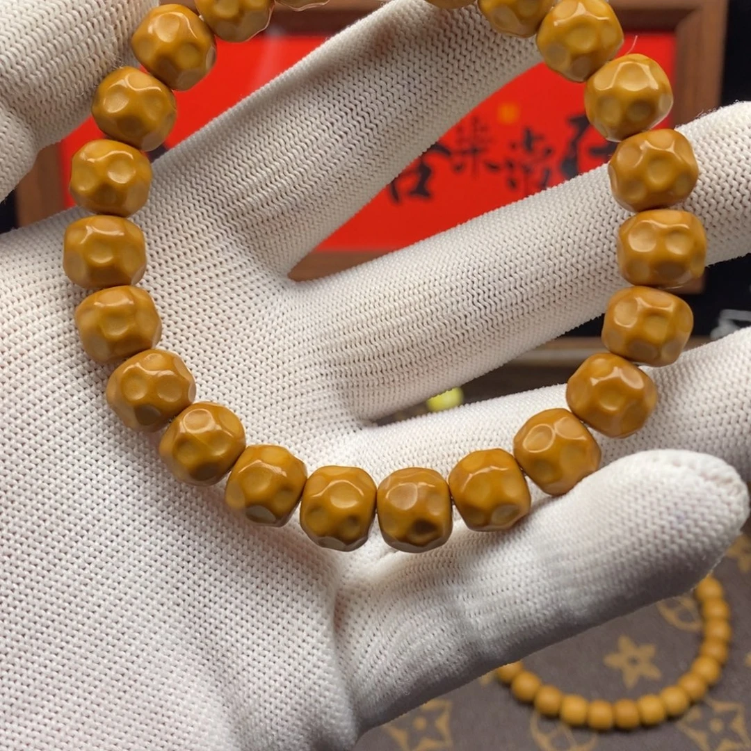 猴头核桃手串11奶酪全品无暇