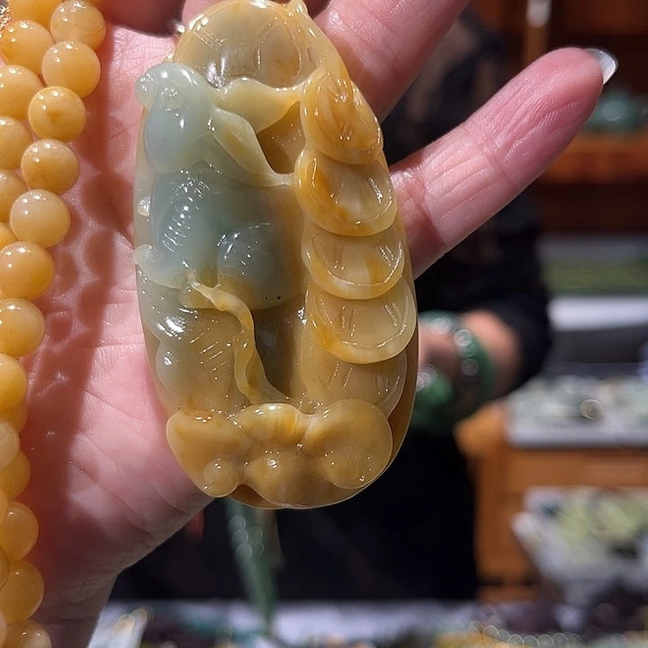 未镶嵌岫玉毛衣链
