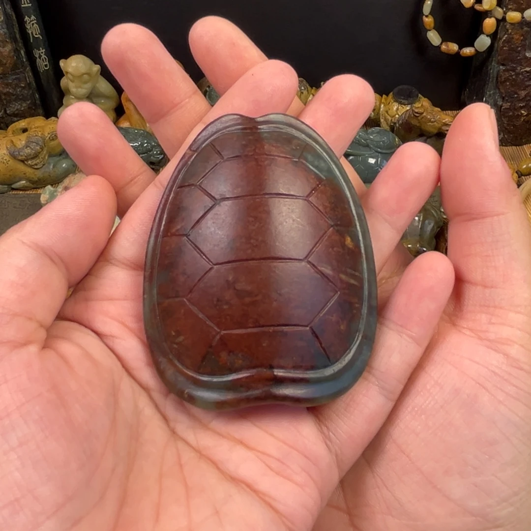 ****先岫岩河磨玉（透闪石质玉）未镶嵌把件