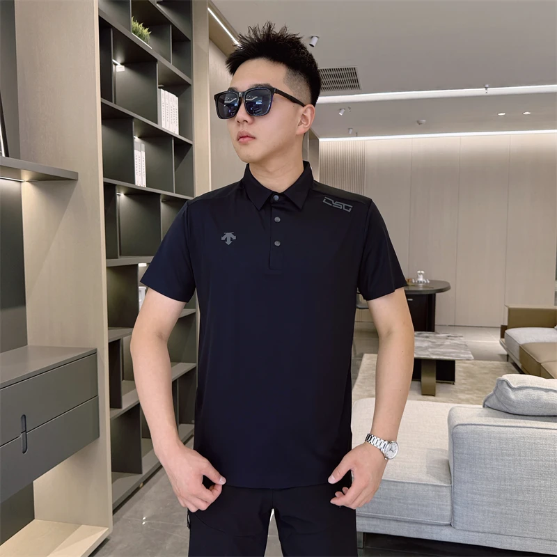 【纯原】夏季男士商务polo衫标准运动T恤户外翻领高品质短袖