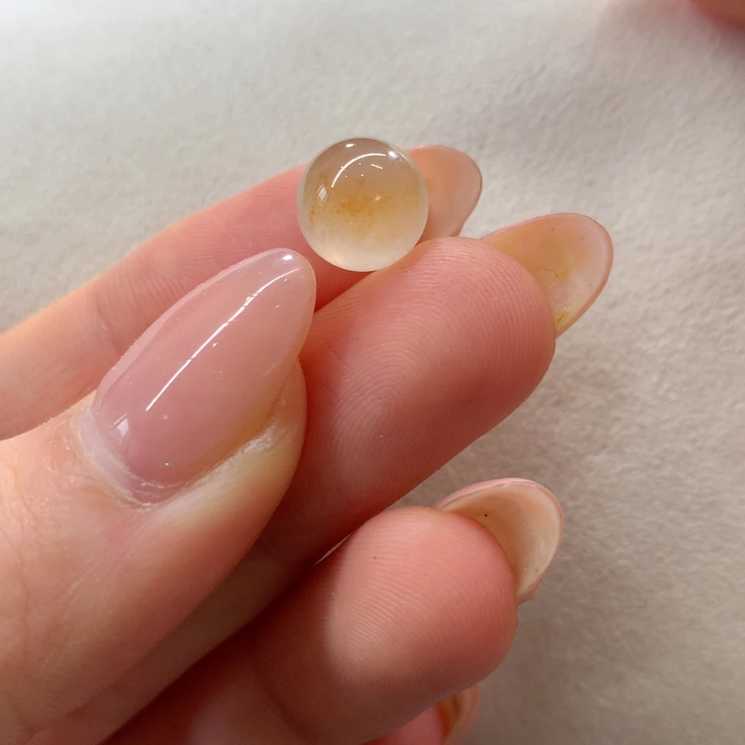散珠翡翠高冰黄8.9