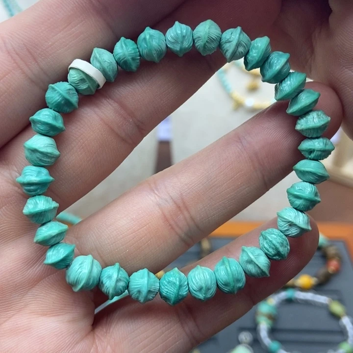 绿松石未镶嵌手链