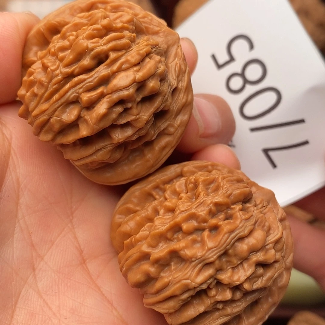 把件文玩核桃40三角汉高楼