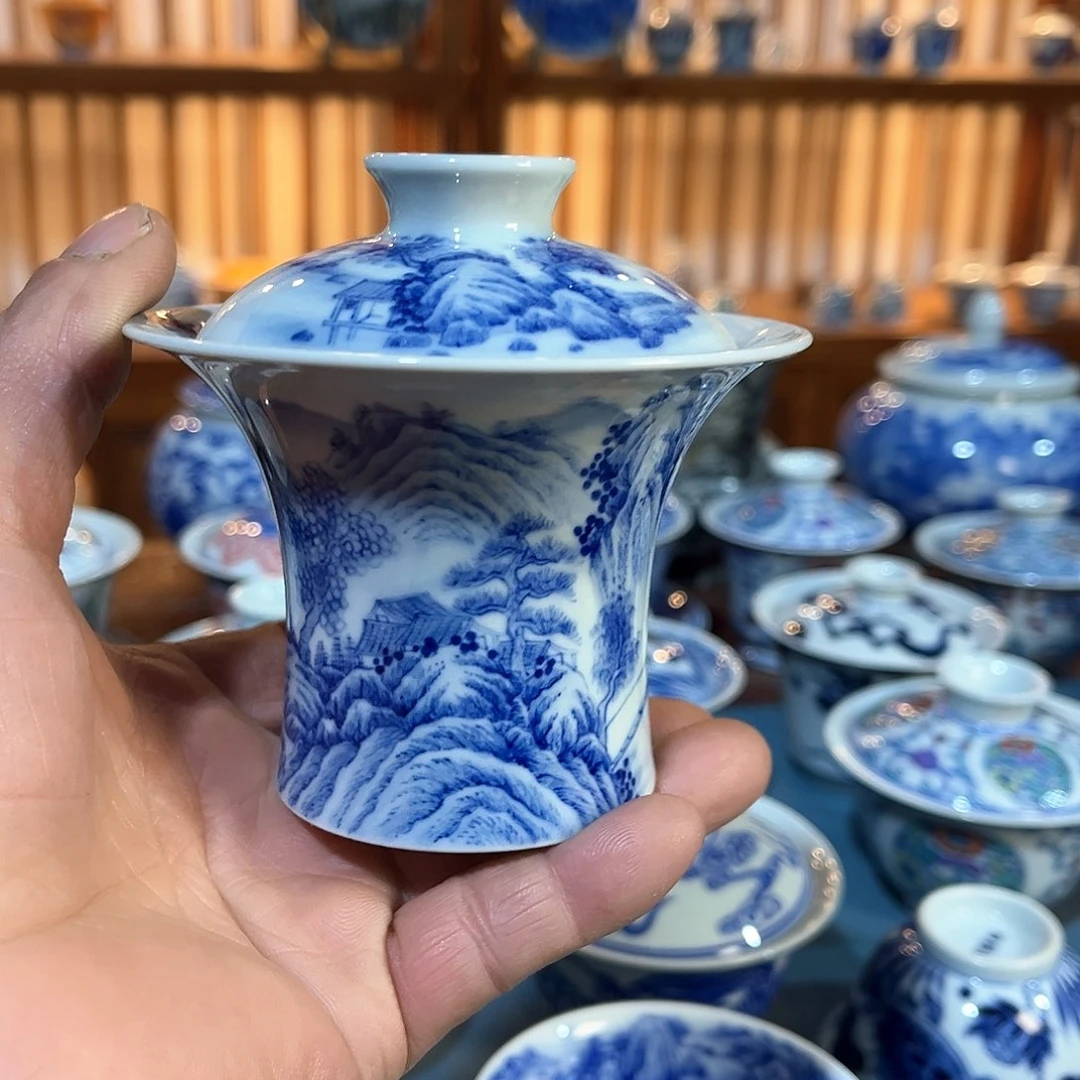 迷***哒錡镇堂手工手绘盖碗