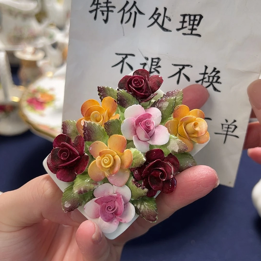 瓷片中古美物 老镇玫瑰