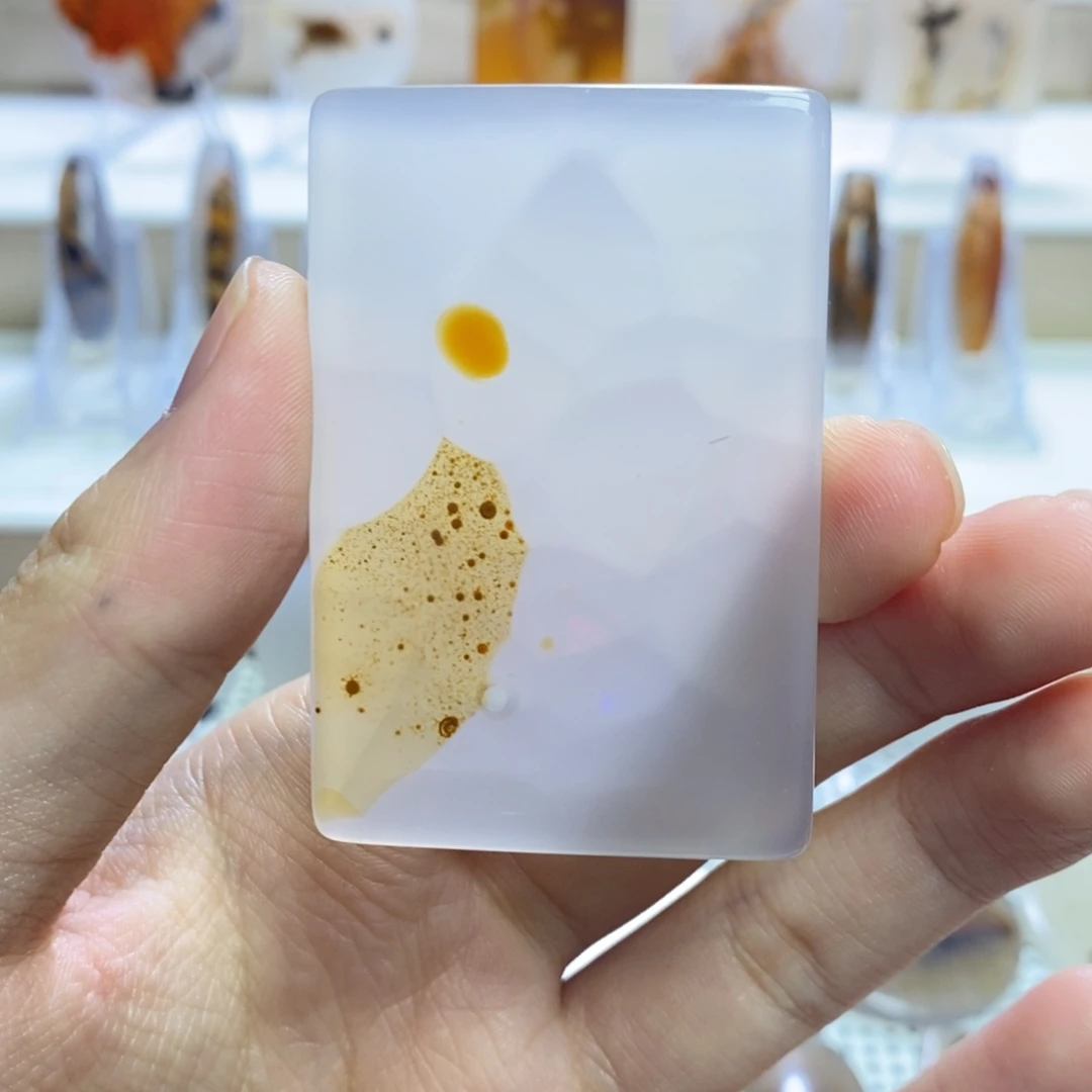 玛瑙/玉髓未镶嵌吊坠(不含链)