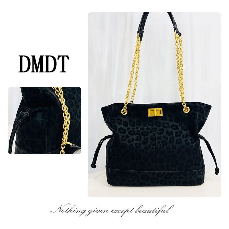 【DMDT服饰】2025冬季新品“瑰丽斑影”豹纹大容量百搭休闲女包包2510