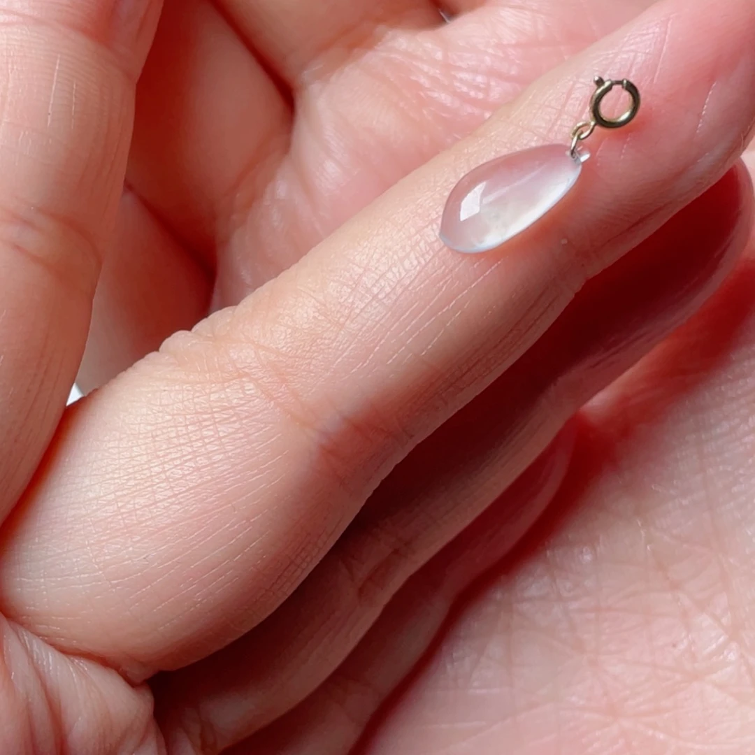 翡翠18K金镶嵌颈饰?***?瓜