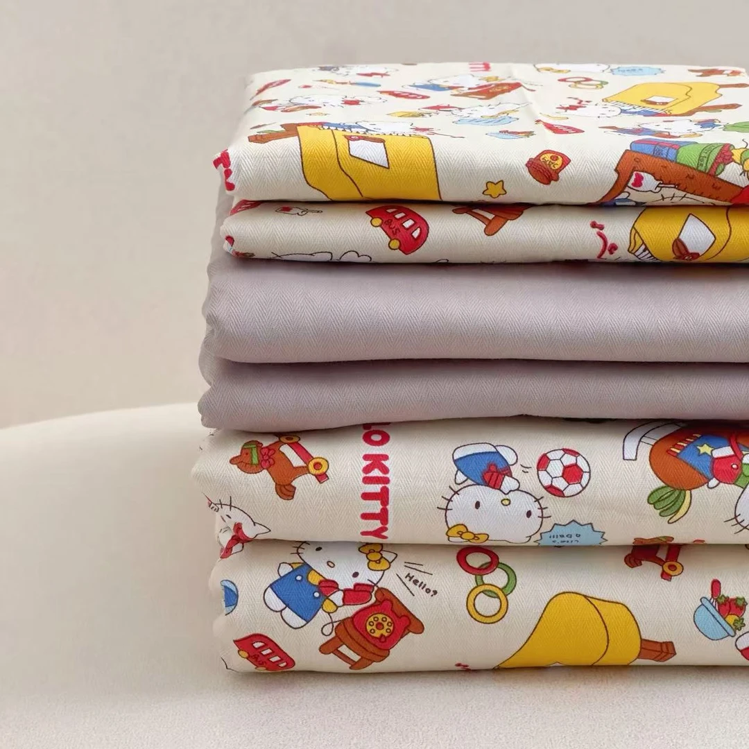 【M.LANG】全棉双层纱纯棉母婴级A类有氧纱四件套 哈喽KT