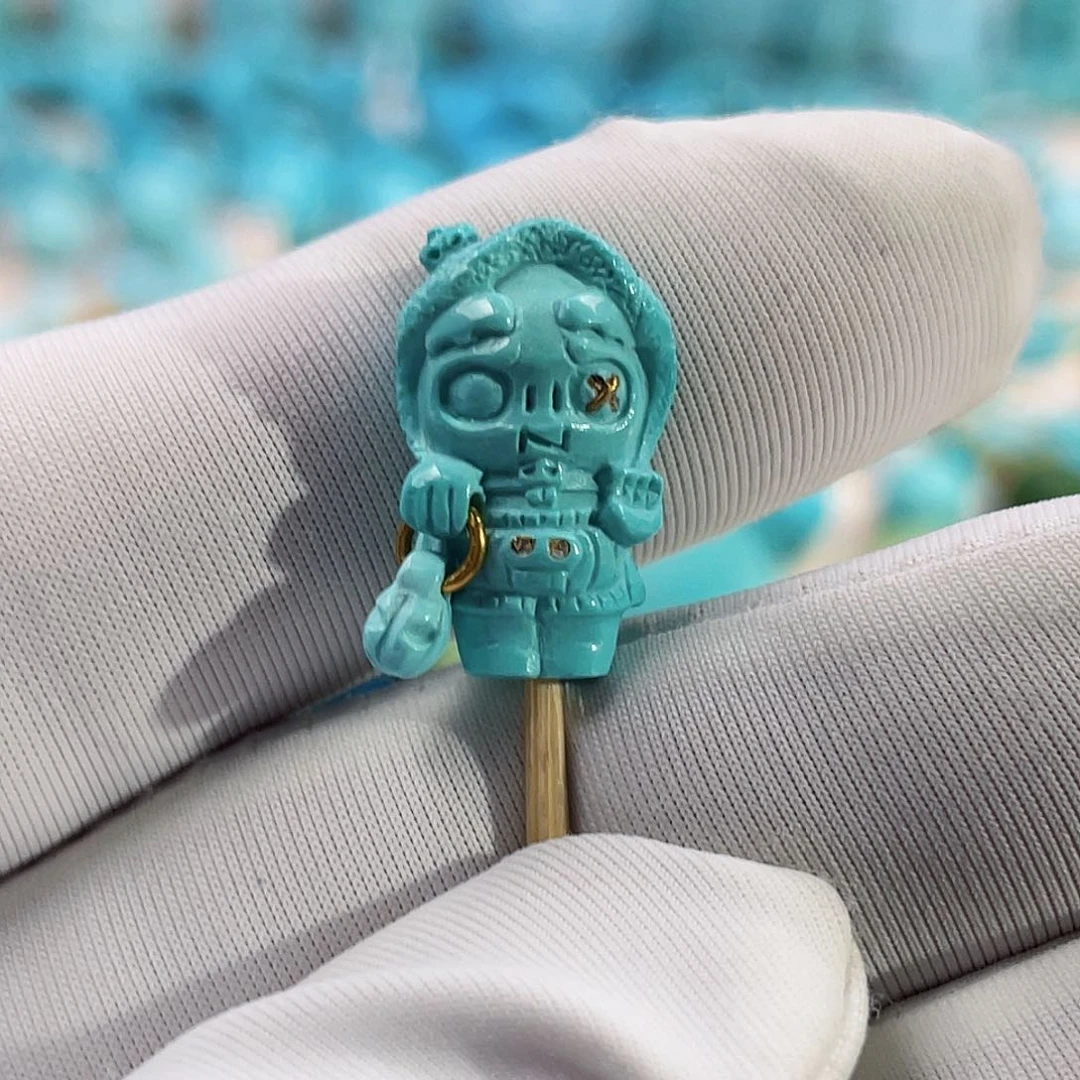 绿松石珠宝奇石未镶嵌