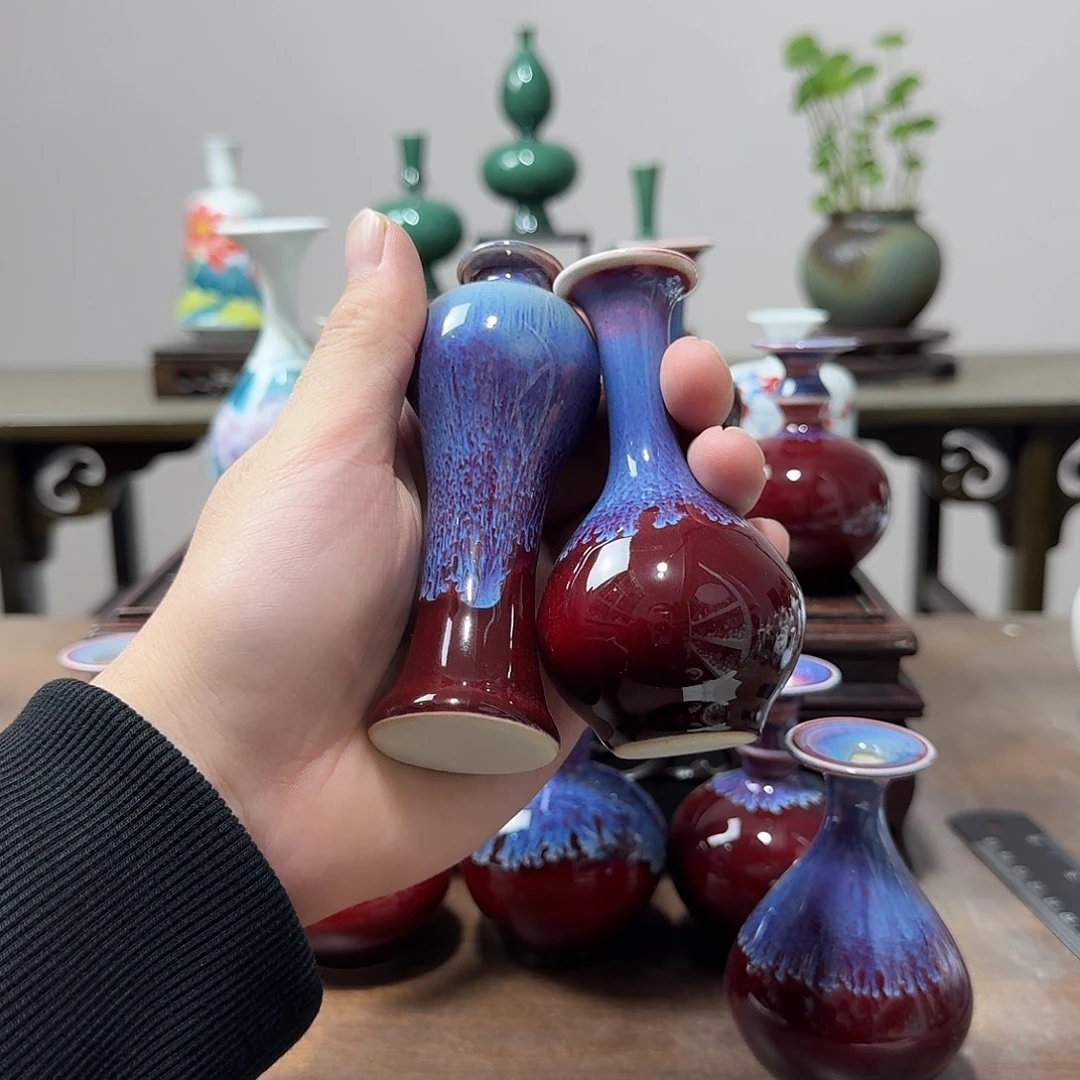 合***子陶瓷手工非常迷你小花器