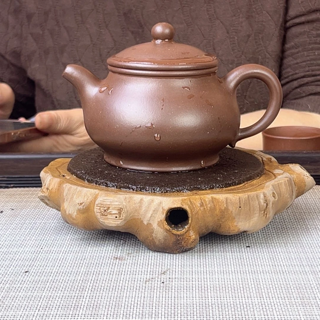 紫砂茶壶舍*宜兴老子泥240cc