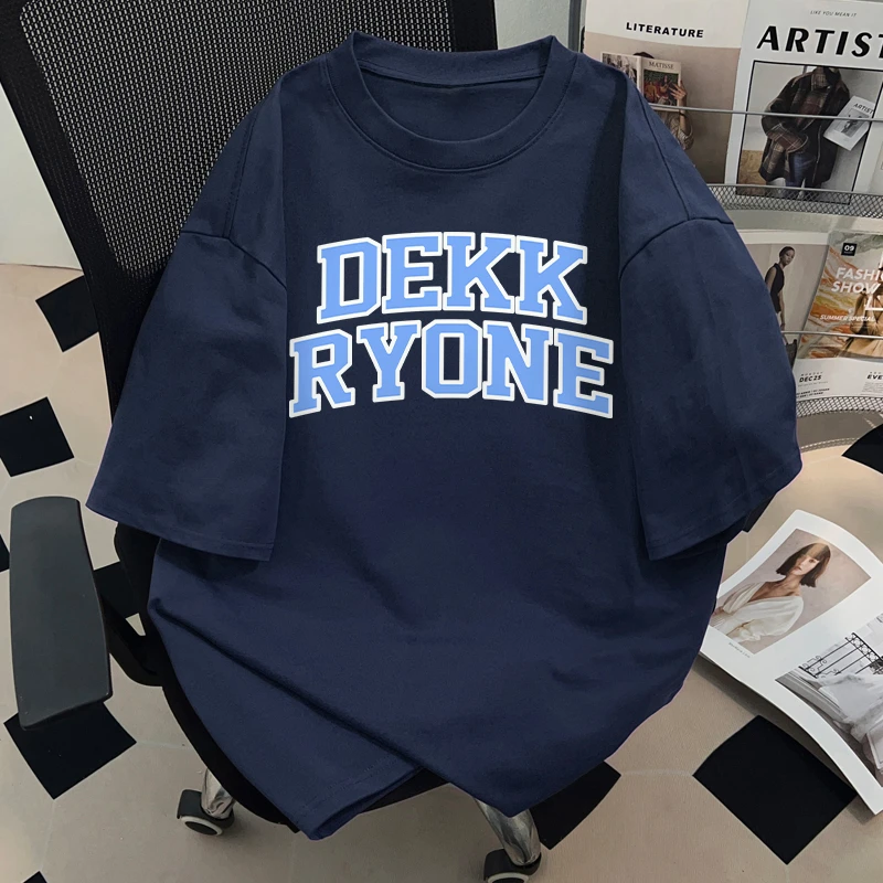 jtrt潮牌个性原创字母印花纯棉短袖男女夏季宽松百搭圆领T恤上衣