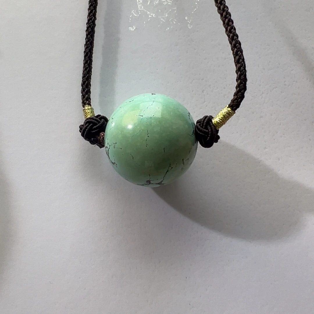 绿松石未镶嵌挂件22.4