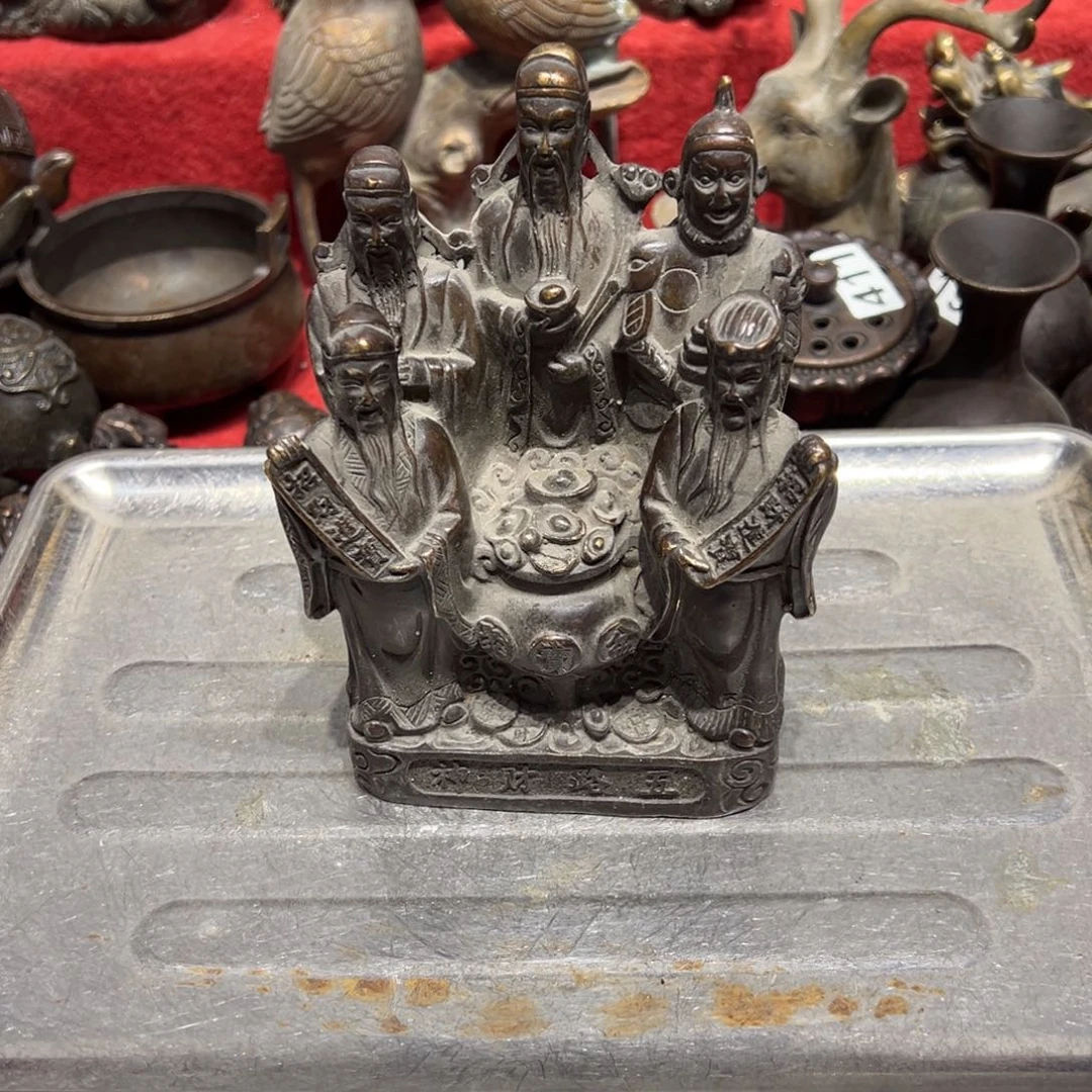 黄铜摆件，文房摆件