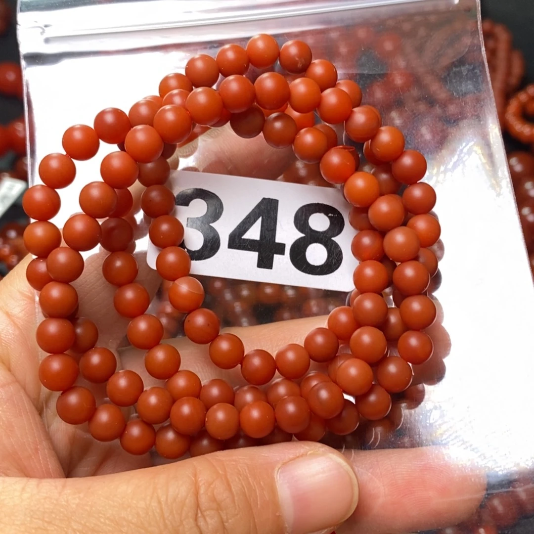 番***茄南红玛瑙未镶嵌手链