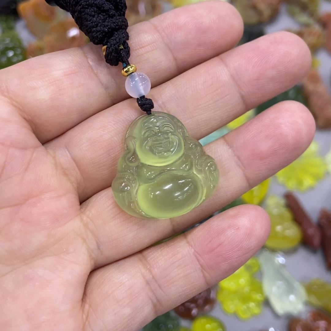 未镶嵌蛇纹石玉挂件