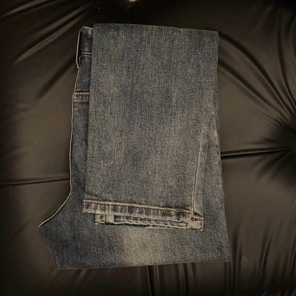 6916秋冬巴黎时装周走秀款舒适百搭男士牛仔裤