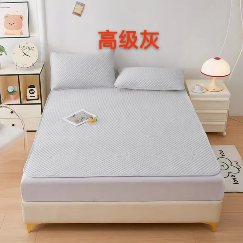 夏季新款豆豆冰丝凉席三件套