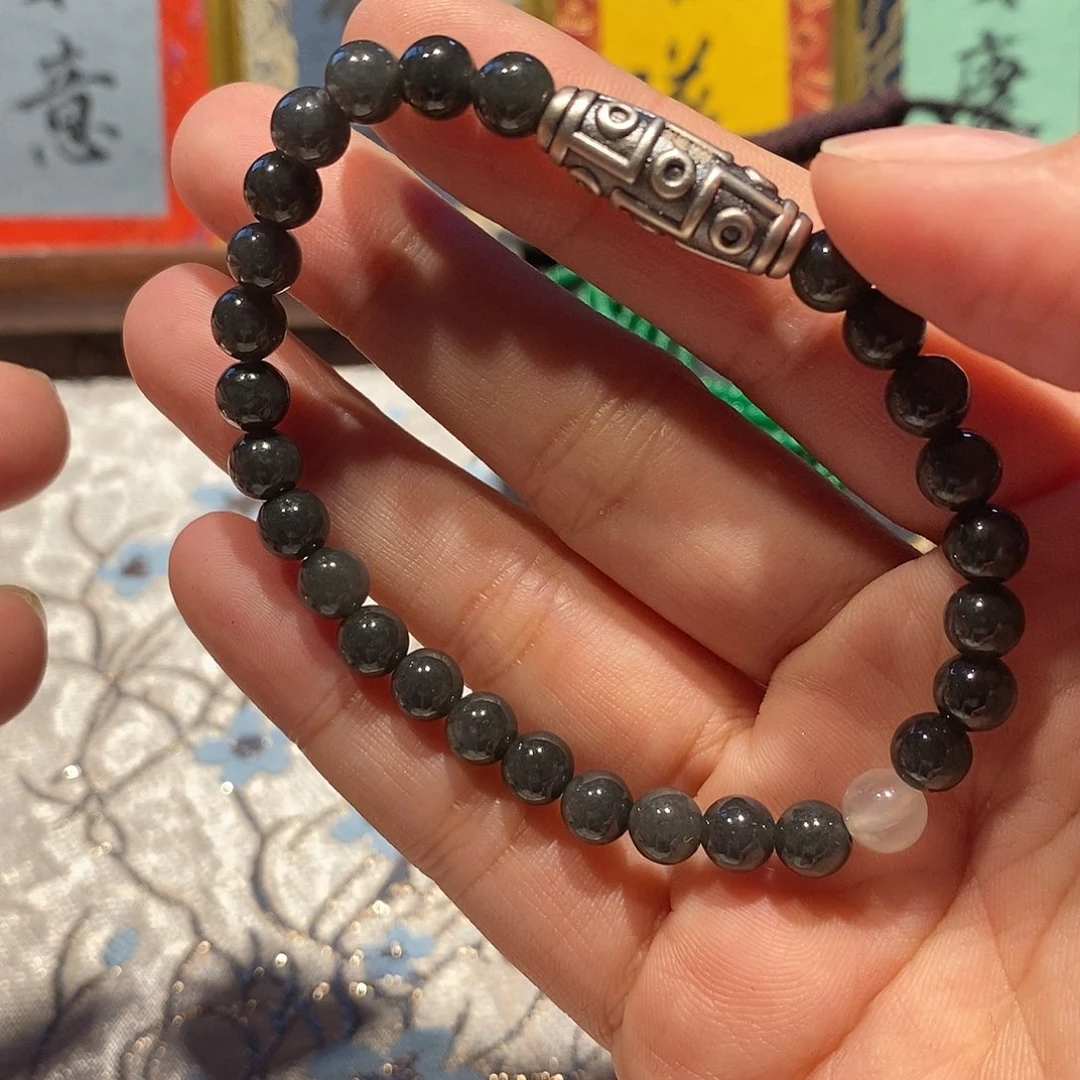 翡翠未镶嵌手链翡翠乌鸡手串