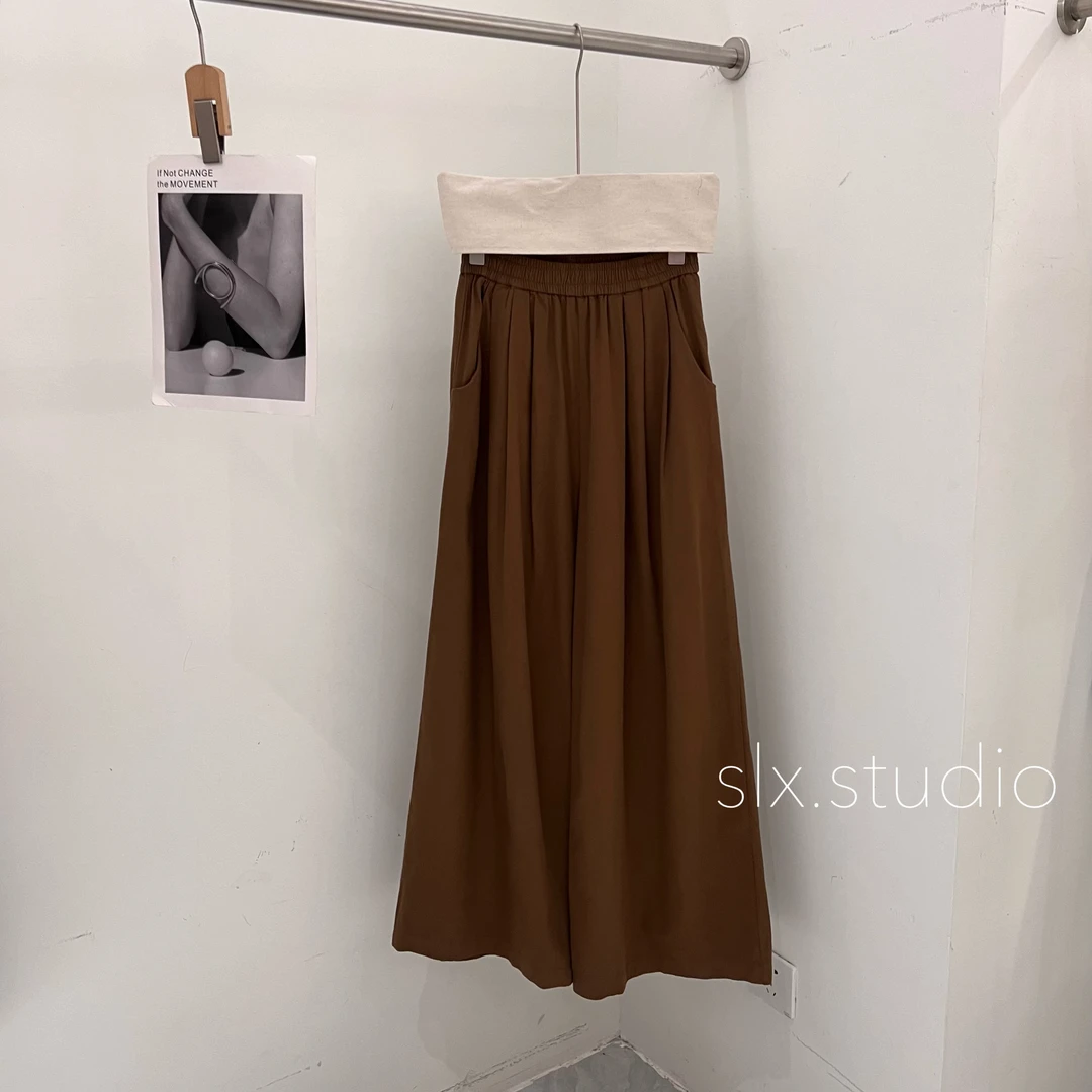 slx@ 8107 韩系阔腿裤