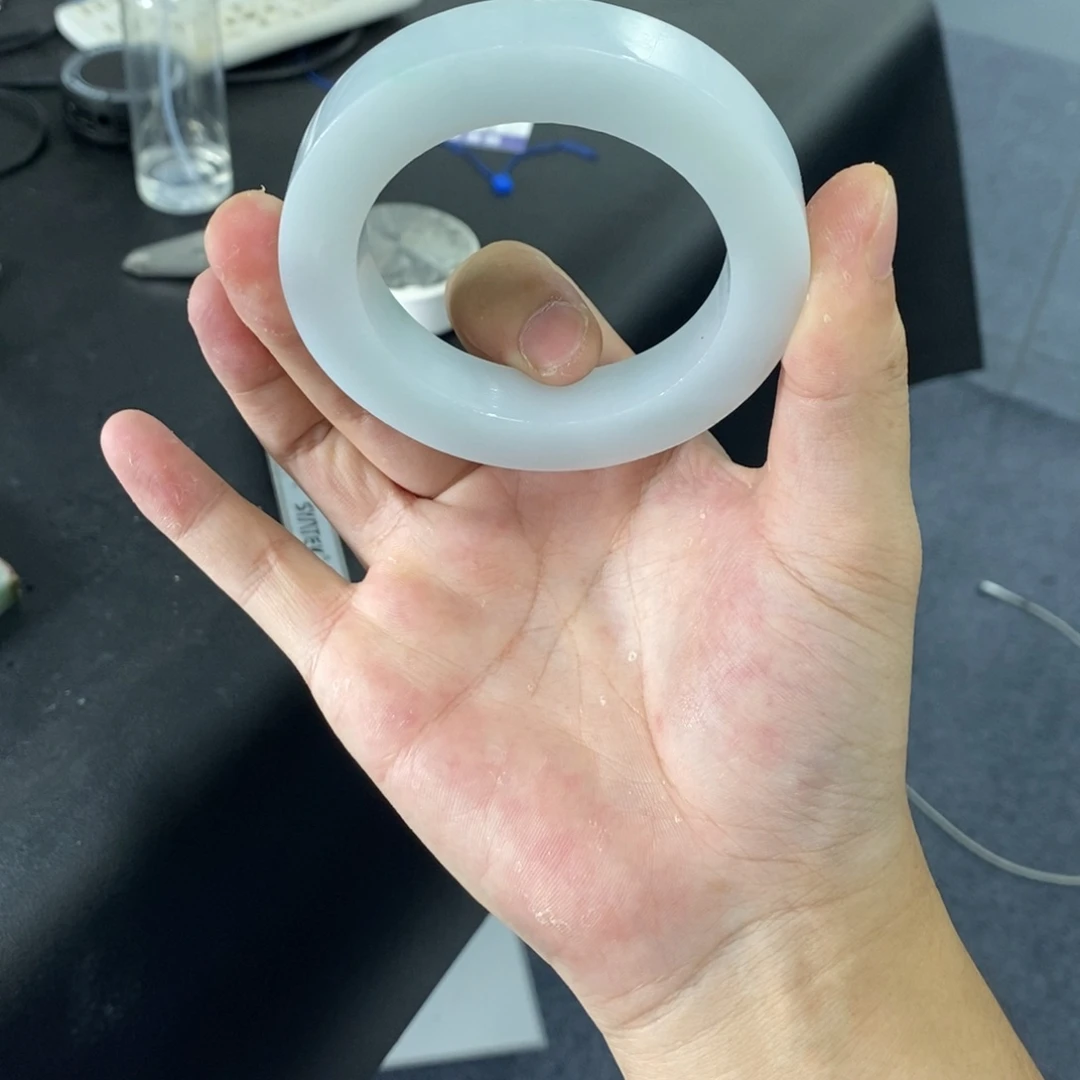 未镶嵌翡翠定制翡翠嗯****3翡翠手镯