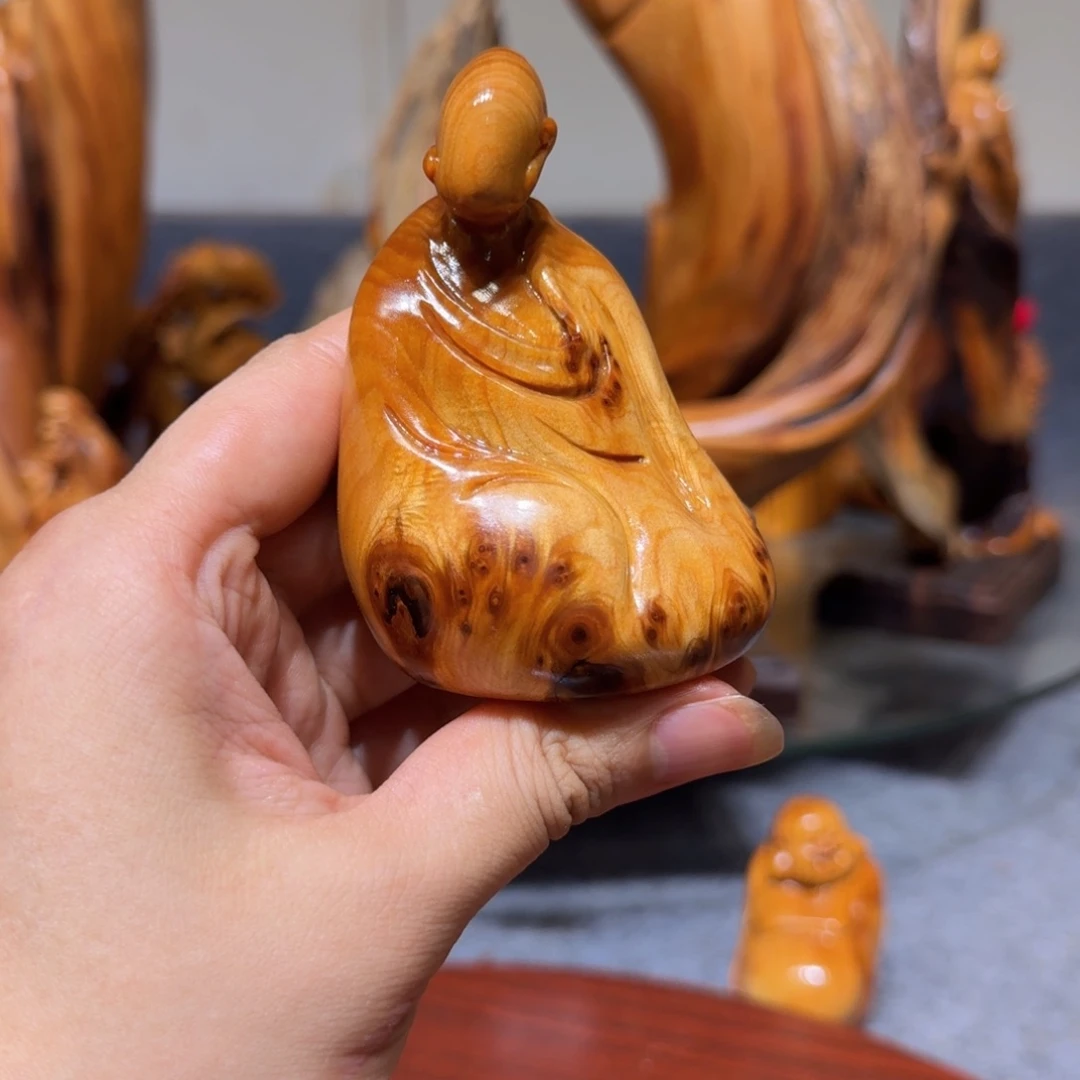 柏木崖柏手把件摆件