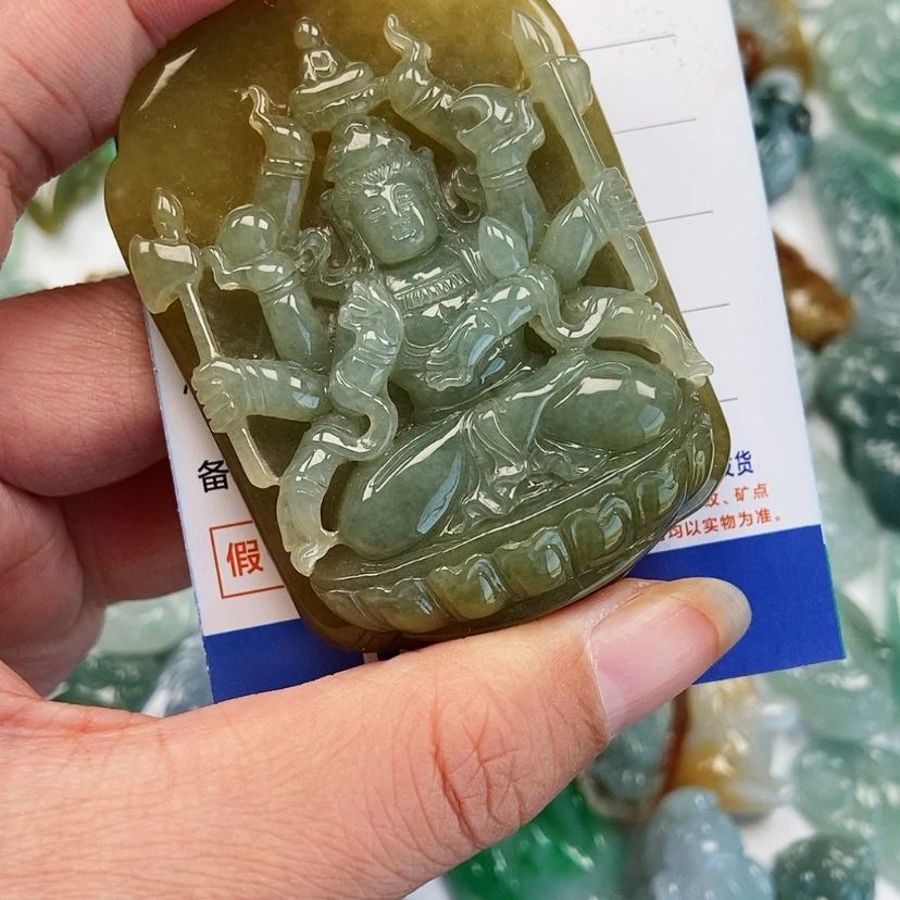 【闪购商品】翡翠颈饰未镶嵌小*千手观音