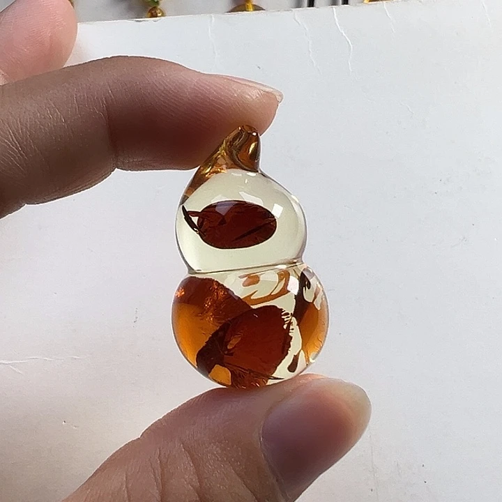 琥珀（花珀）未镶嵌颈饰