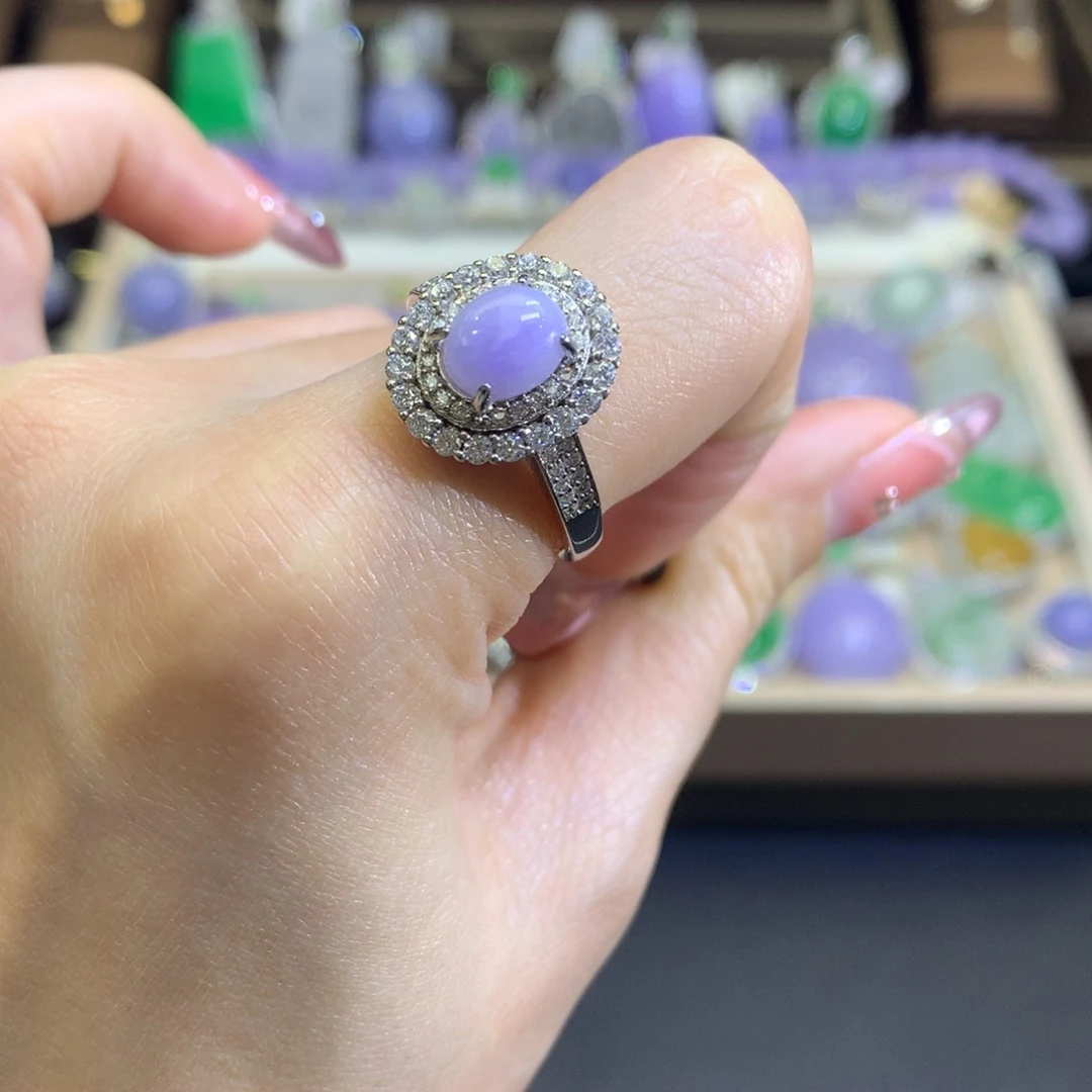 翡翠颈饰银S925镶嵌翡翠