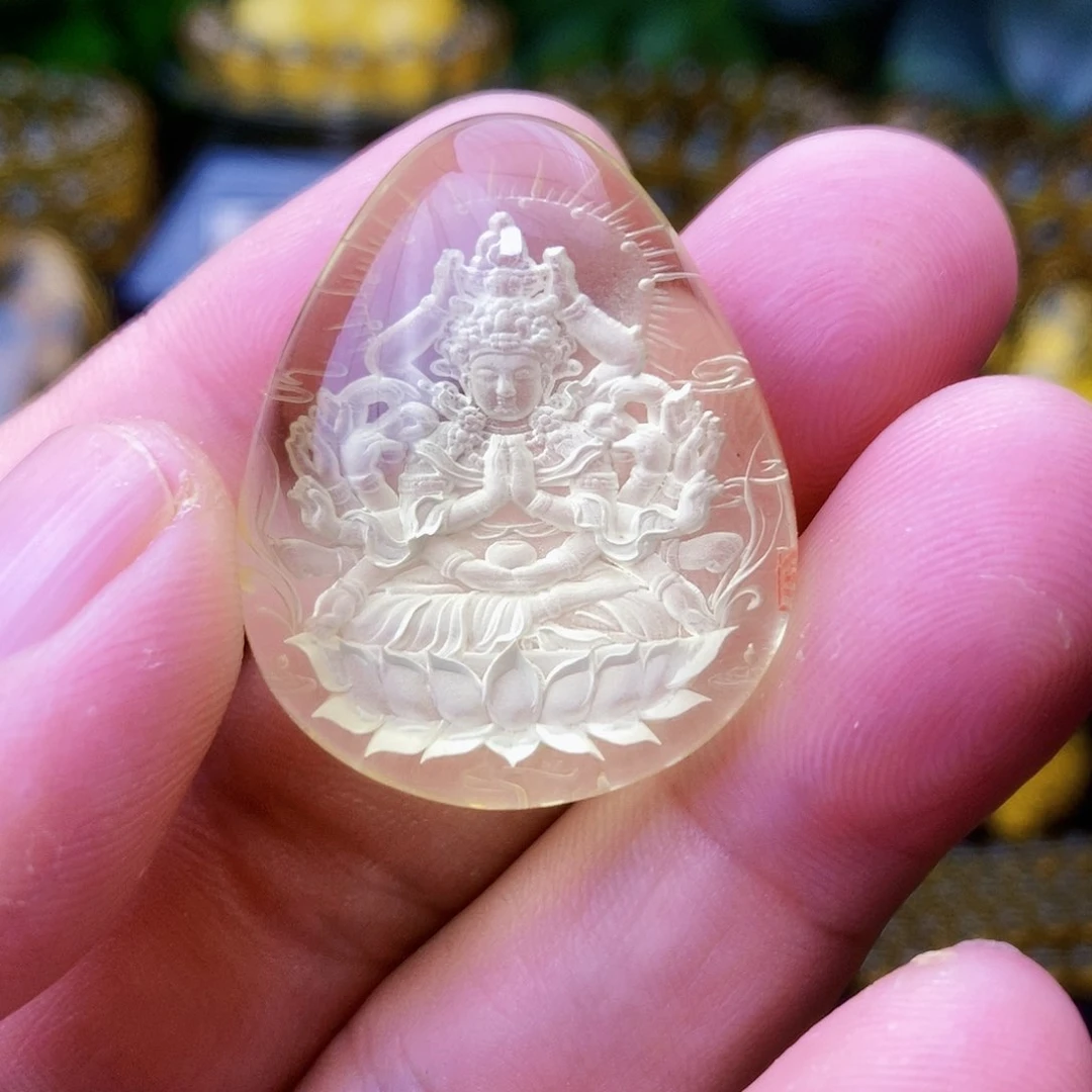 【闪购商品】金珀吊坠(不含链)未镶嵌