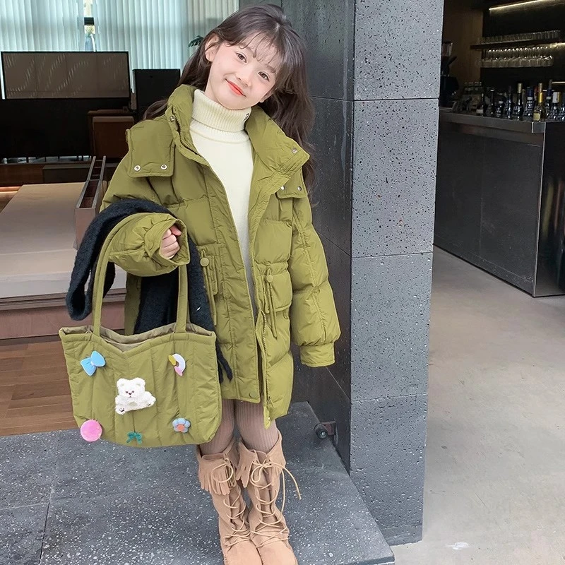 儿童冬季新款网红款潮牌高货时尚洋气厚款 YR7869   羽绒服