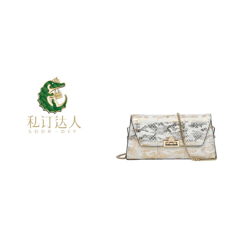 AI.BAGBURRY2025上新蛇皮百搭贵妇小众女包名媛