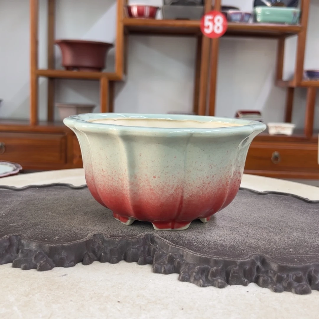 紫砂花盆瑕疵7.5-15。。。。