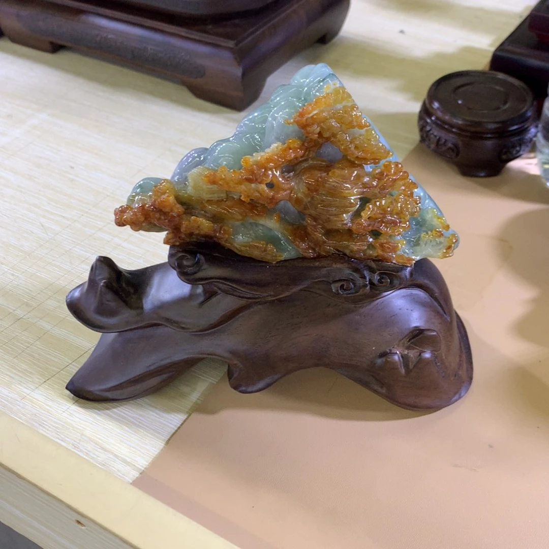 未镶嵌摆件翡翠好**?