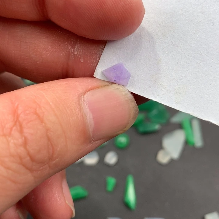 定制翡翠未镶嵌材料定制