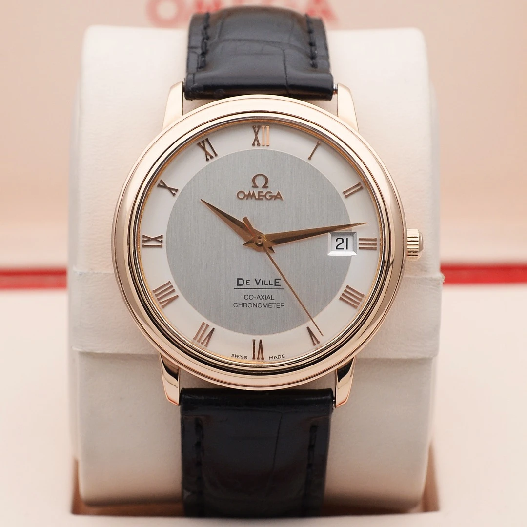 99新 Omega/欧米茄 泽泰碟飞4678.31.02玫瑰金36.5mm自动机械表