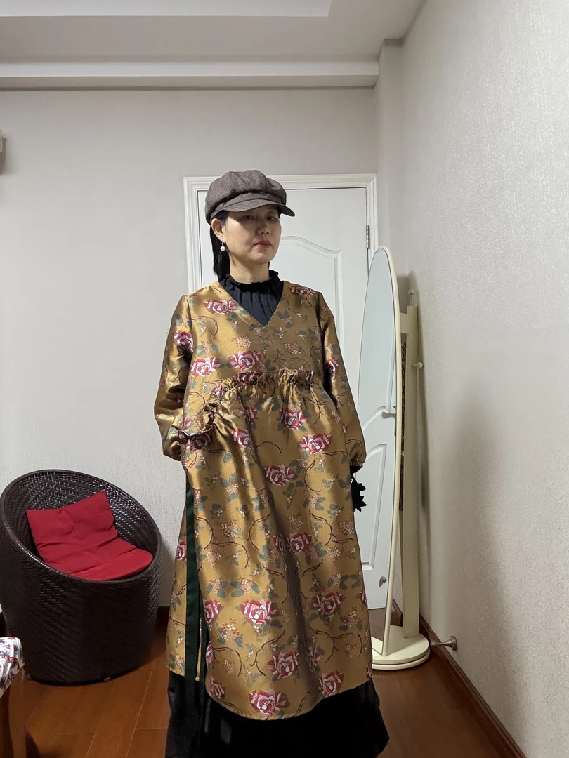 【二色】妙玉古典艺术新款韩朝风连衣裙