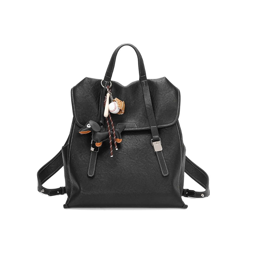 新款百搭时尚高级感手提单肩斜挎女包MB-8958黑色