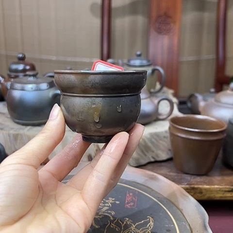 九****戬谷龙窑坭兴陶柴烧壶46