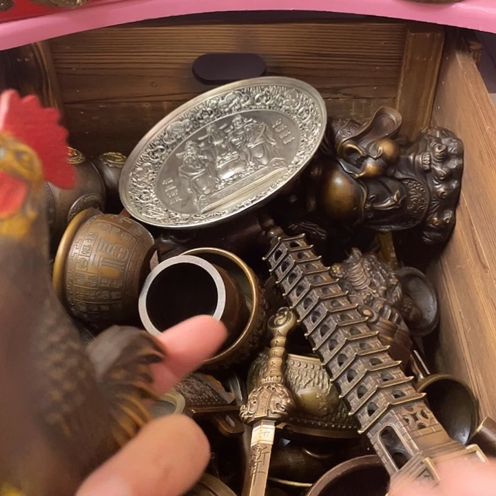 铜心铜德铜器摆件