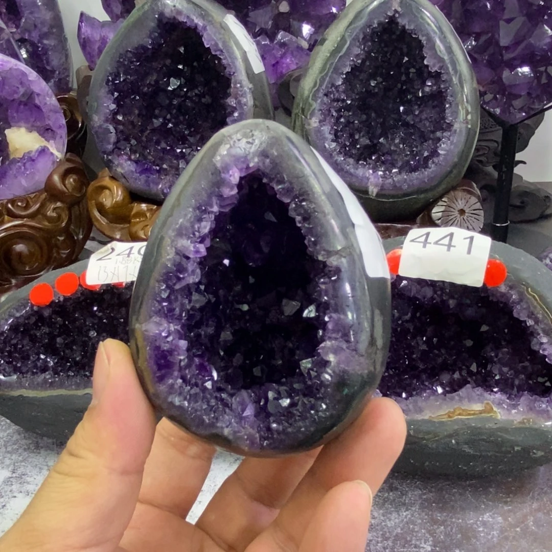 紫晶未镶嵌大型摆件（非配饰）紫水晶822